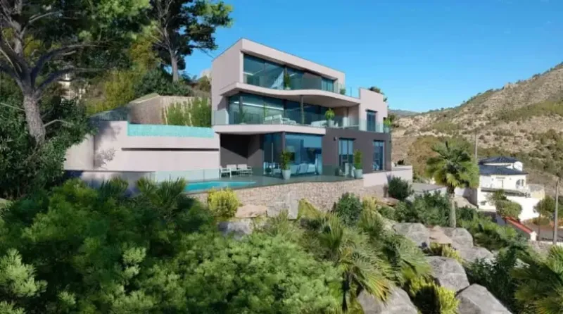 Impresionante villa con diseño contemporáneo