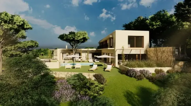 Villa en la encantadora ciudad
