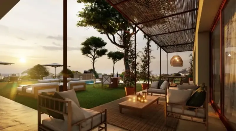 Villa en la encantadora ciudad