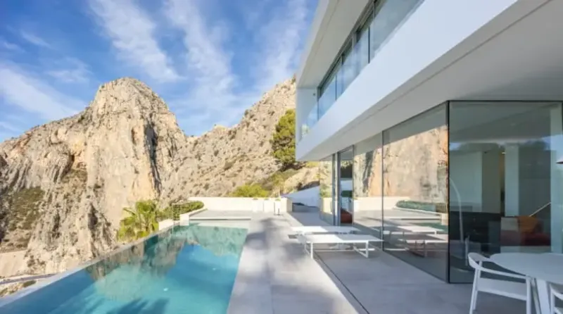 Villa con impresionantes vistas al mar