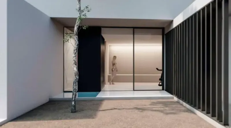 Cautivadora villa de proyecto contemporáneo