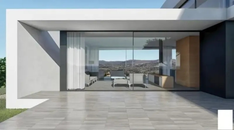 Cautivadora villa de proyecto contemporáneo
