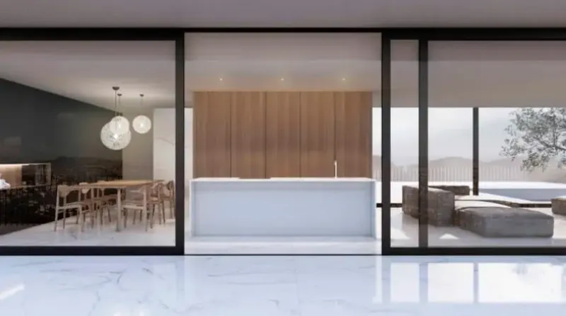 Cautivadora villa de proyecto contemporáneo