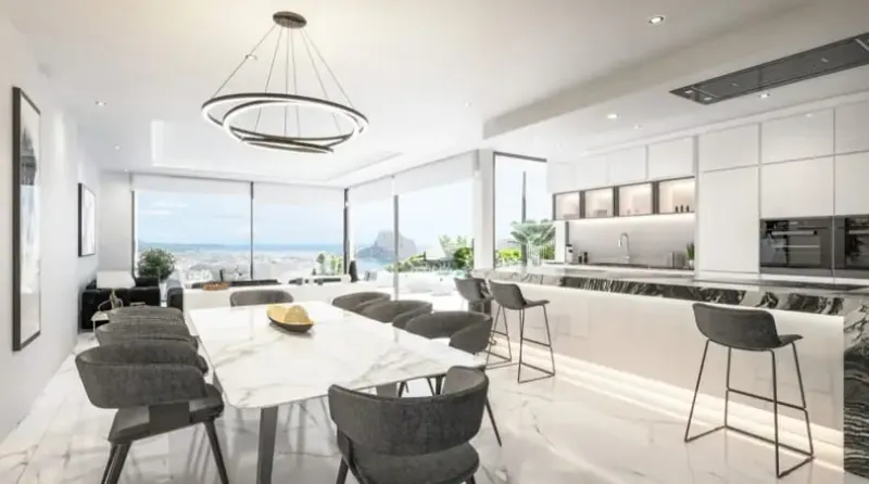 Villa contemporánea con una elegancia costera
