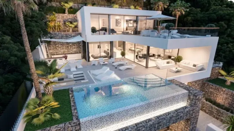 Villa contemporánea con una elegancia costera