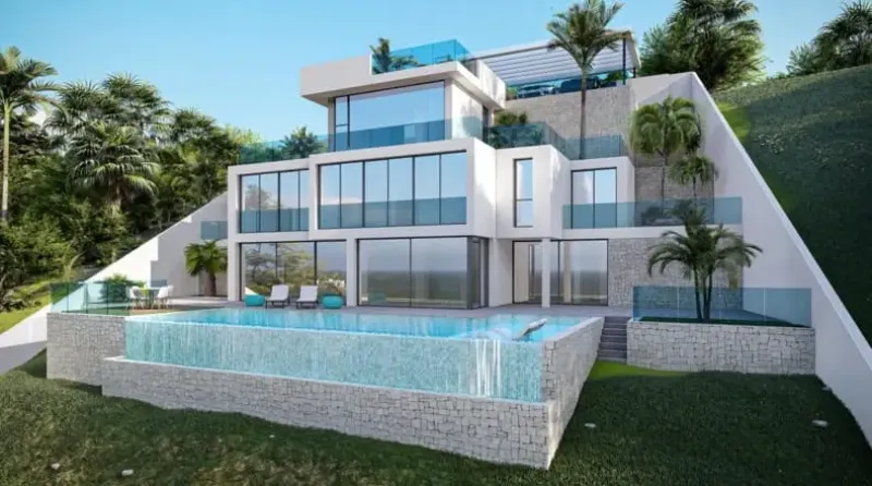 Impresionante villa que encarna la vida de lujo