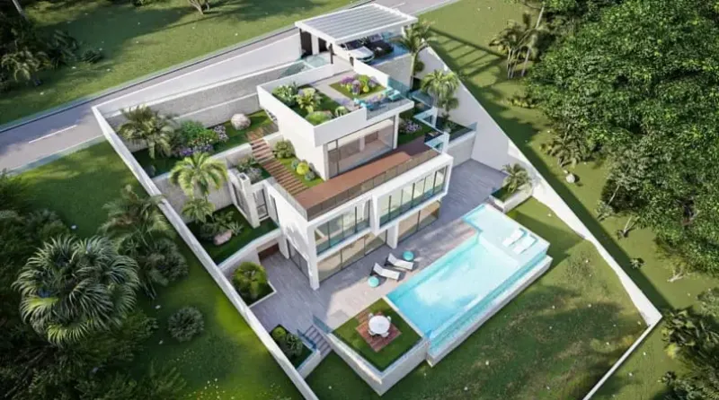 Impresionante villa que encarna la vida de lujo