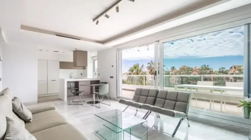 Espectacular apartamento con una posición privilegiada