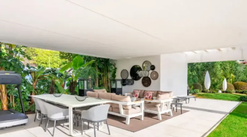 Villa ecológica con un diseño moderno
