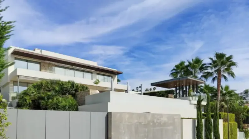 Villa de moderna arquitectura