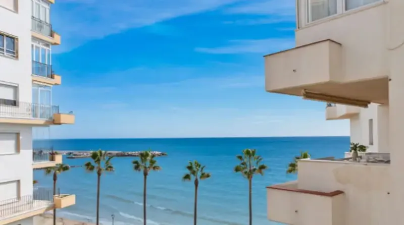 Apartamento con fantásticas vistas al mar