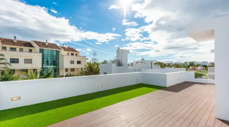 Moderna villa con vistas