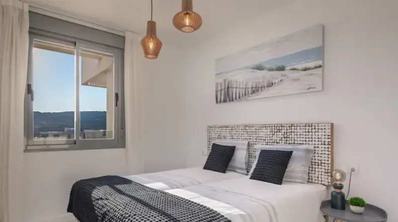Moderno apartamento con vistas al mar