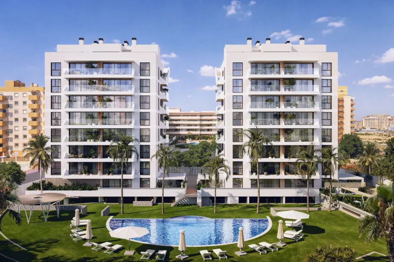 Nově postavené apartmány v Guardamar del Segura