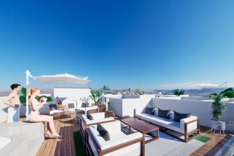 A modern new-build property just a few steps from the sea in the center of Torrevieja!