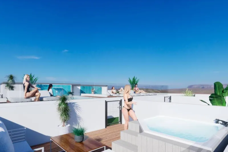 A modern new-build property just a few steps from the sea in the center of Torrevieja!