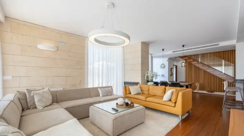 Villa con irradia elegancia y lujo moder