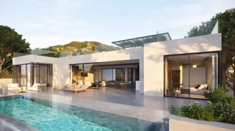 Exquisita villa con vistas al mar