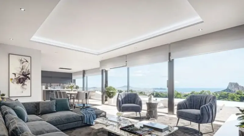 Villa de lujo de proyecto contemporáneo