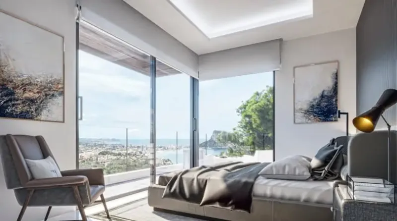 Villa de lujo de proyecto contemporáneo