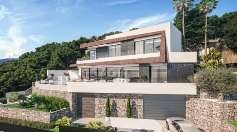 Villa de lujo de proyecto contemporáneo