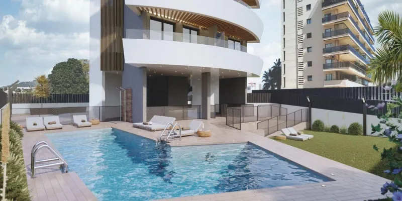 Apartmány u pláže v Calpe