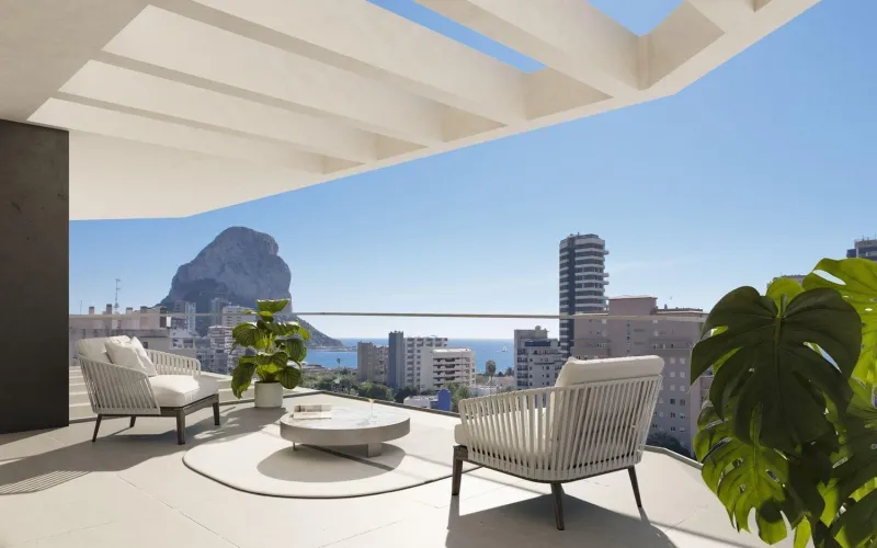 Apartmány s výhledem na moře v Calpe