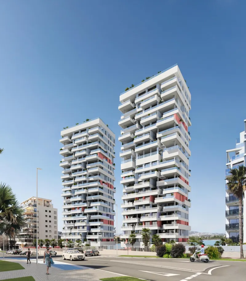 Apartmány 100 metrů od pláže v Calpe