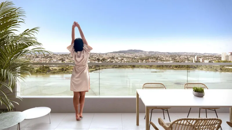 Apartmány 100 metrů od pláže v Calpe