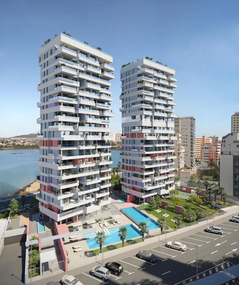 Apartmány 100 metrů od pláže v Calpe
