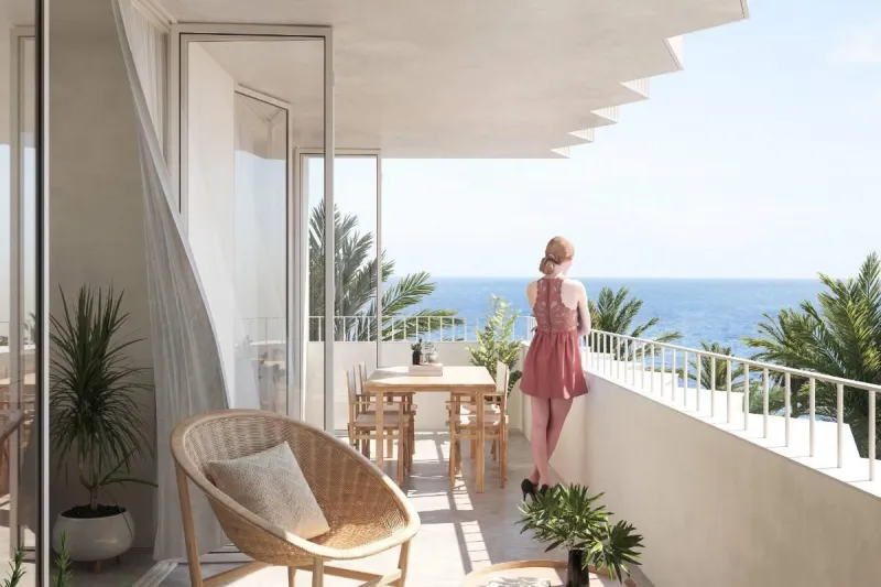 Apartmány v druhé linii od moře v Torrevieja (Playa de los Locos