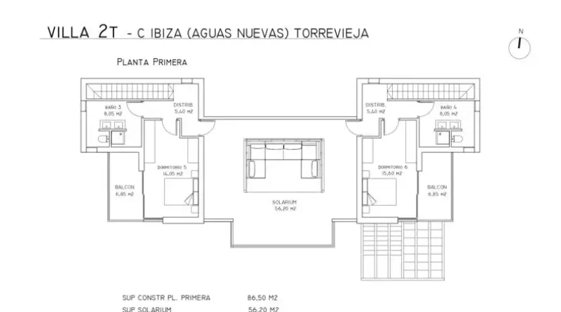 VILLA MODEL 2T EN AGUAS NUEVAS